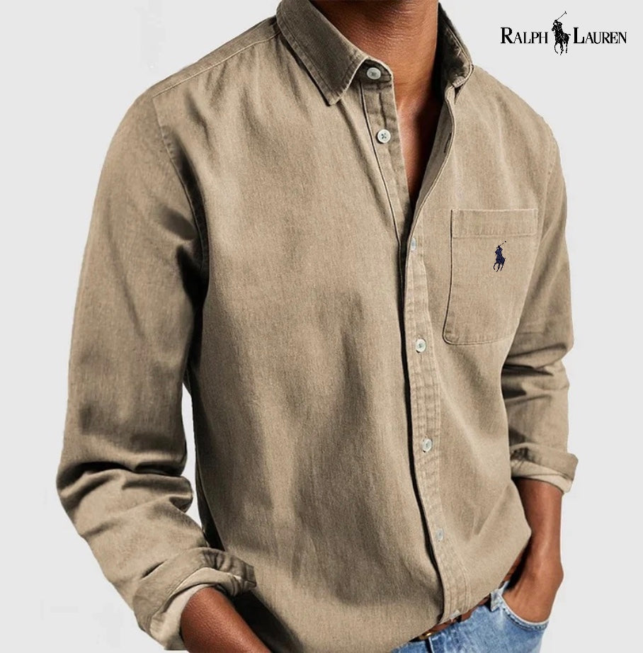 Ꮢalph Lauren™ Premium Oxfordskjorta