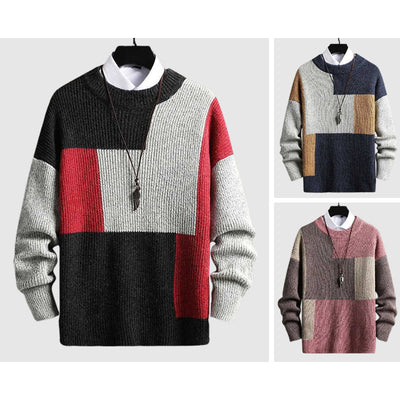 Dan Anthony Patchwork Stickad Tröja