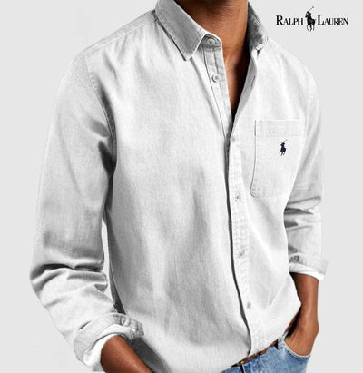 Ꮢalph Lauren™ Premium Oxfordskjorta